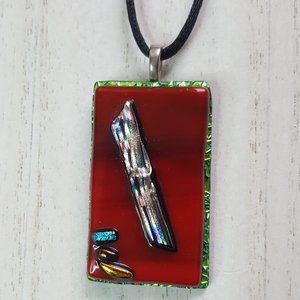 Dichroic Glass Pendant